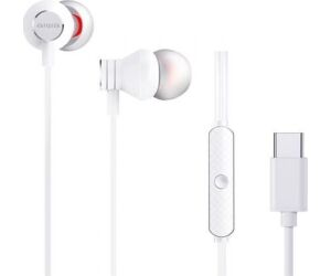 Auriculares Intrauditivos Aiwa ESTM-50USB-C/WT/ con Micrófono/ USB Tipo-C/ Blancos
