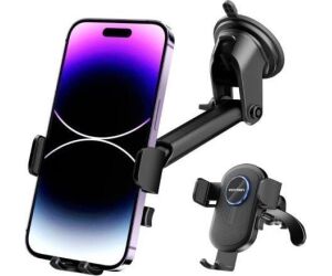 Soporte Coche Con Brazo Telescopico Smartphone Negro Vention