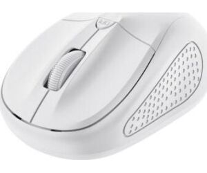 Ratón Mini Inalámbrico Trust Primo/ Hasta 1600 DPI/ Blanco mate