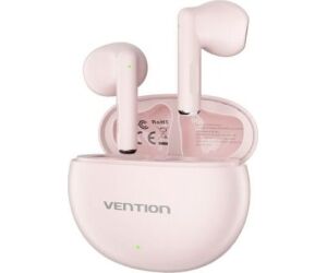 Auriculares Bluetooth Vention ELF 06 NBKP0 con estuche de carga/ Autonomía 6h/ Rosas