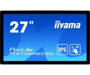 iiyama ProLite TF2738MSC-B2 monitor pantalla táctil 68,6 cm (27") 1920 x 1080 Pixeles Multi-touch Multi-usuario Negro