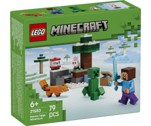 Lego minecraft la aventura de steve en la taiga