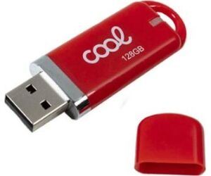 Pendrive 128gb Usb 2.0 Cool Cover Rojo