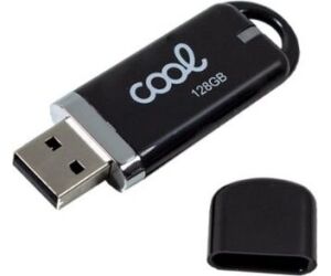 Pendrive 128gb Usb 2.0 Cool Cover Negro
