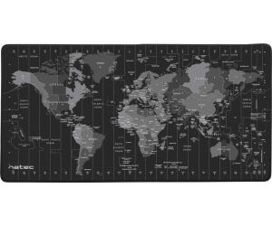 Alfombrilla Natec Time Zone Map Maxi 800x400 Mm