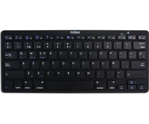 Nilox Teclado NXKB01B Bluetooh, Negro