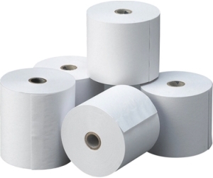 Rollo Papel Térmico 80X80X12 MM Pack 6 Uds sin BPA