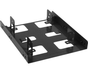 Adaptador ssd 35 pulgadas pulgadas sharkoon para 2 ssd negro