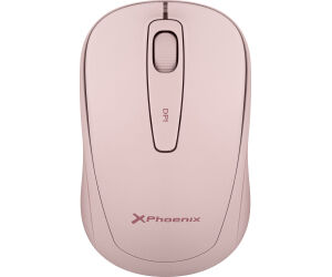Phoenix m250 ratón inalámbrico 2.4 ghz receptor usb hasta 1600 dpi compatible con pc mac portátil color rosa