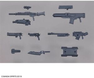 Set armas personalizables bandai hobby 30mm armas militares