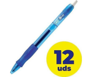 Caja de Bolígrafos de Tinta de Gel Bic Gelocity 526274/ 12 unidades/ Azules