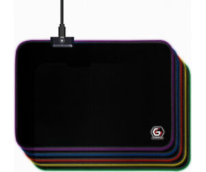 Alfombrilla Gaming Gembird Luz Led Negro M 350x250x4 Rgb