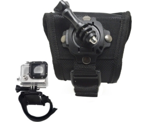 Accesorio soporte muñeca ajustable con rotacion velcro de 360 phoenix para camaras sport & gopro hero 4 - 3+ - 3 - 2 - 1 de color negro 360 - degree rotation glove - style mount