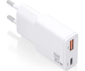Cargador Aisens Gan Ultra Delgado 30w Usb-c Pd3.0 Qc4.0 Usb-a Qc3.0