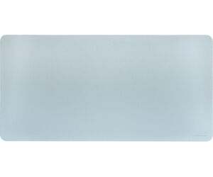 Phoenix matepad alfrombrilla escritorio ratón pu 80 x 40 cm antideslizante impermeable materíal simil cuero azul - gris