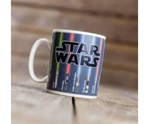 Taza térmica star wars espadas láser