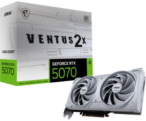 MSI GeForce RTX5070 VENTUS 2X OC White NVIDIA GeForce RTX 5070 12 GB GDDR7