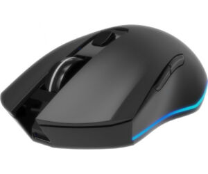 Raton Gaming Gembird Rgb Inalambrico Recargable De 6 Botones "firebolt" Negro