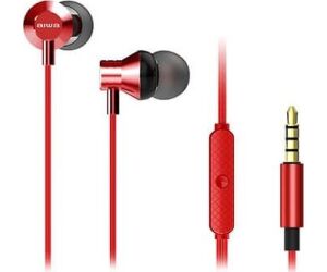 Auriculares Intrauditivos Aiwa ESTM-50RD/ con Micrófono/ Jack 3.5/ Rojos