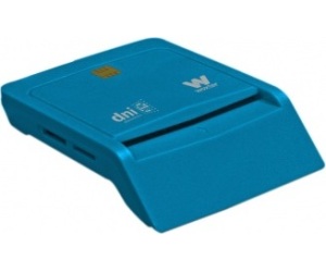 Lector de DNI y Tarjetas Woxter Combo PE26-146/ Azul/ USB 2.0/ Azul