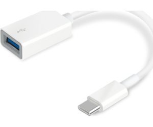 Cable USB 2.0 TP-Link UC400/ USB Tipo-C Macho - USB Hembra/ 10cm/ Blanco