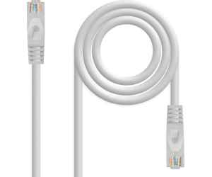 Cable De Red Latiguillo Rj45 Utp Cat6a Awg24 15 M Gris Nanocable