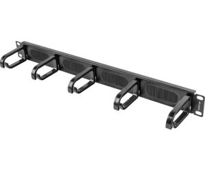 Organizador De Cables Lanberg 5 Anillos 19" 1u Tipo B Negro