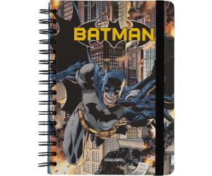 Agenda escolar a5 2022 - 2023 12 meses dc comics batman