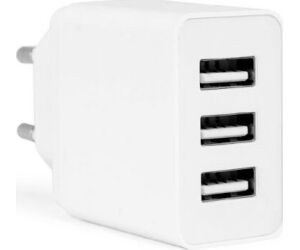 Cargador de Pared Orbegozo EN 1100/ 3xUSB/ 17W