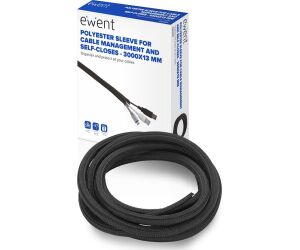 Manguito de polyester con autocierre ewent ew1559 3000x13mm