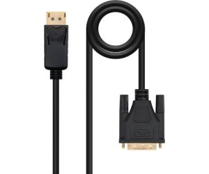 Nanocable Cable Conversor DP a DVI 1 M Negro