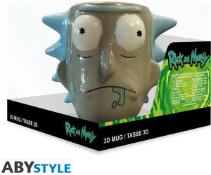 Taza 3d rick y morty rick sanchez