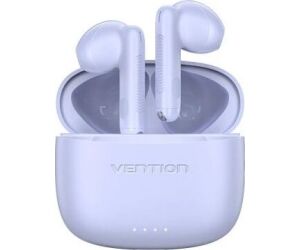 Auriculares Bluetooth Vention ELF E03 NBHV0 con estuche de carga/ Autonomía 6h/ Púrpura