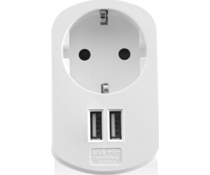 Ewent EW1211 cargador de dispositivo móvil Blanco Interior