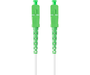 Cable De Fibraoptica Lanberg 40m Mono Sc/apc-sc/apc Simplex G657a2 Lszh Blanco