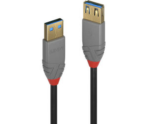 Lindy 36763 cable USB USB 3.2 Gen 1 (3.1 Gen 1) 3 m USB A Negro