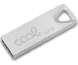Pendrive 64gb Usb 2.0 Cool Metal Key Plata