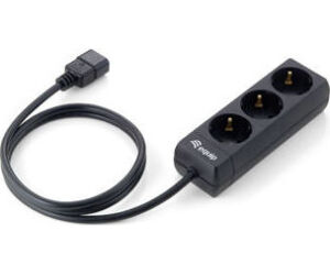 Regleta equip 3 tomas especial sais conector iec macho 1.1m
