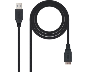 Cable de vídeo HDMI-VGA M/H 0.1m. Negro