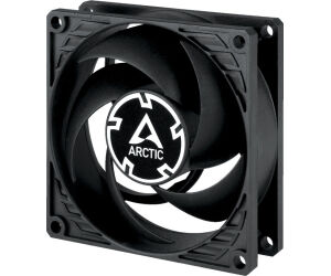 VENTILADOR AUXILIAR UNIVERSAL P8 MAX 80mm NEGRO ARCTIC