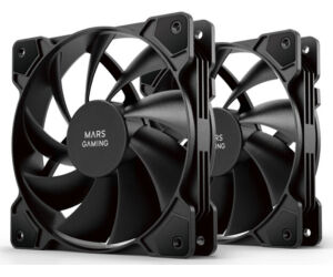 Pack 2 Ventiladores Mars Gaming MF-PWMX2/ 12cm
