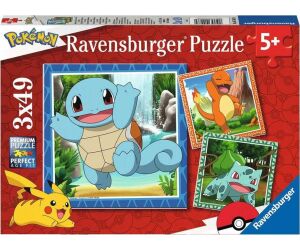 Puzzle ravensburger pokemon 3x49 5+