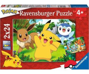 Puzzle ravensburger pokemon 2x24 4+