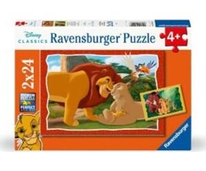 Puzzle ravensburger el rey leon 2x24