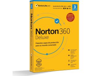 Antivirus norton deluxe 25gb espaol 1 usuario 3 dispositivos 1 ao en caja rsp mm gum