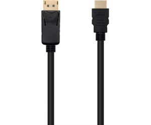 Nanocable Cable Conversor DP a HDMI 2 M Negro