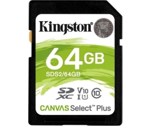 Kingston Technology Canvas Select Plus memoria flash 64 GB SDXC Clase 10 UHS-I