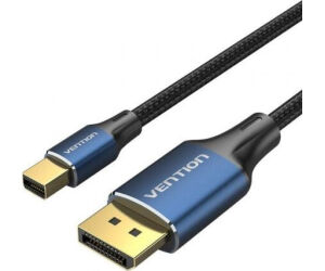 Cable Conversor DisplayPort 1.4 8K Vention HCFLG/ DisplayPort Macho - Mini DisplayPort Macho/ 2m/ Negro y Azul