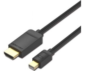 Cable Mini Displayport/m A Hdmi/m 2 M Negro Vention