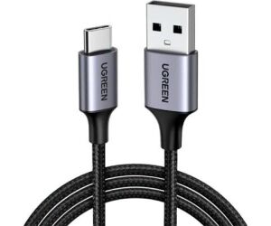 Cable Ugreen Usb-a A Usb-c Aluminum Braid 1m Black